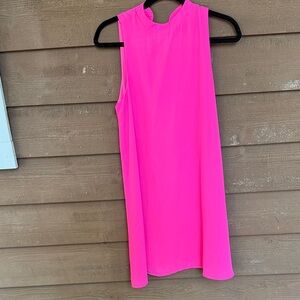 Olive and Pim Vibrant Pink Sleeveless Dress size small